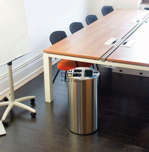 Cubo Triselectivo Inox 60L
